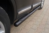Nissan Qashqai 2010–2014 Sivupalkit Black (2 kpl, ruostumaton teräs) kuva 1