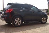 Nissan Qashqai 2010–2014 Sivupalkit Black (2 kpl, ruostumaton teräs) kuva 3
