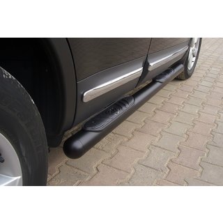 Sivupalkit Black (2 kpl, ruostumaton teräs) Nissan Qashqai 2010–2014 kuva 1