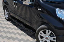 Peugeot Bipper 2008–2017 Sivuputket Black (2 kpl, ruostumaton teräs) kuva 3