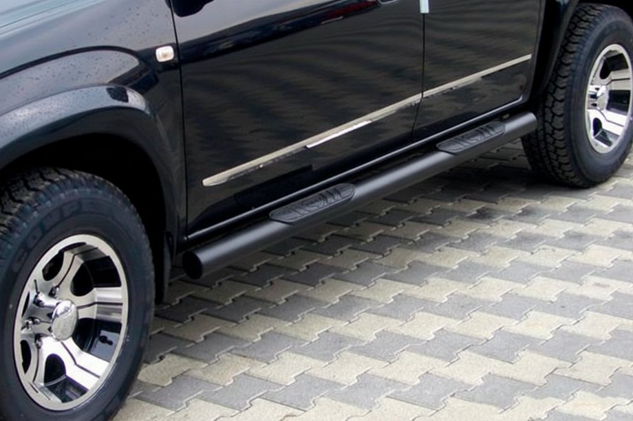 Toyota Rav 4 2006–2013 Sivutuubit vakiopohjalle Black (2 kpl, ruostumaton teräs) Image
