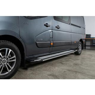 Rainbow sivuporrassarja (2 kpl, alumiini) Opel Movano 2010–2021 kuva 1