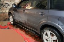 Mitsubishi Outlander 2001–2006 Sivuputket Black (2 kpl, ruostumaton teräs) kuva 4
