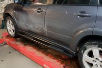 Mitsubishi Outlander 2001–2006 Sivuputket Black (2 kpl, ruostumaton teräs) kuva 3