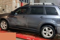 Mitsubishi Outlander 2001–2006 Sivuputket Black (2 kpl, ruostumaton teräs) kuva 2