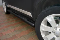 Mitsubishi Outlander 2006–2012 Sivuputket Black (2 kpl, ruostumaton teräs) kuva 1