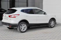 Nissan Qashqai 2014–2021 Sivuputket Black (2014-2017, 2 kpl, ruostumaton teräs) kuva 1