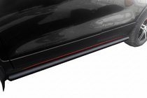 Chevrolet Trax 2012–2023 Sivuputket Black (2 kpl, ruostumaton teräs) kuva 1