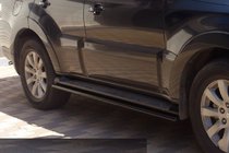 Mitsubishi Pajero Wagon IV 2006–2021 Sivupalkit Black (2 kpl, ruostumaton teräs) kuva 3