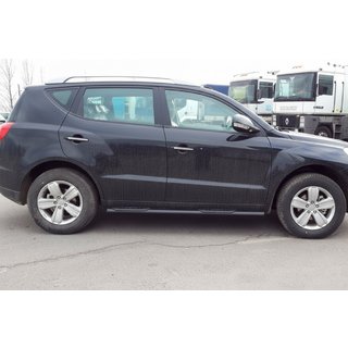 Sivuputket Black (2 kpl, ruostumaton teräs) Geely Emgrand X7 2011– kuva 2