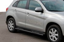 Mitsubishi ASX 2010–2023 Sivutangot BB002 Black (2 kpl, ruostumaton teräs) kuva 1