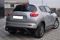 Nissan Juke 2010–2019 Sivuputket Ø60 Black (2 kpl, ruostumaton teräs) kuva 3
