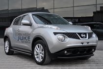 Nissan Juke 2010–2019 Sivuputket Ø60 Black (2 kpl, ruostumaton teräs) kuva 1