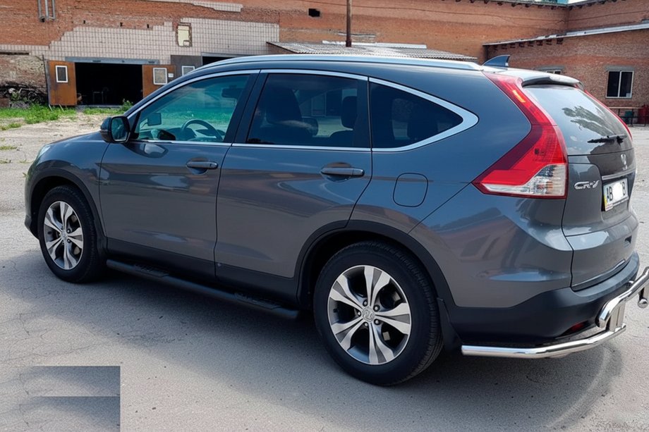 Honda CRV 2012–2016 Sivupitket BB002 Black (2 kpl, ruostumaton teräs) Kuva 3