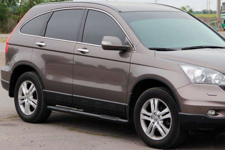 Honda CRV 2012–2016 Sivupitket BB002 Black (2 kpl, ruostumaton teräs) Kuva 6