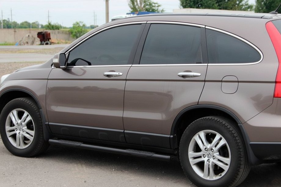 Honda CRV 2012–2016 Sivupitket BB002 Black (2 kpl, ruostumaton teräs) Kuva 7