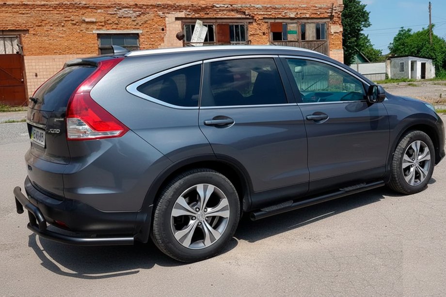 Honda CRV 2012–2016 Sivupitket BB002 Black (2 kpl, ruostumaton teräs) Kuva 4