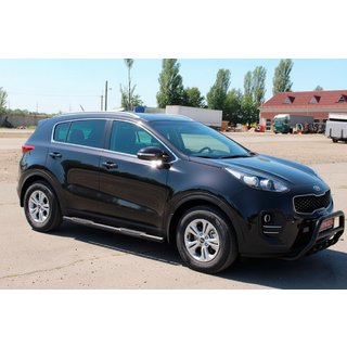 Sivupitket BB002 Black (2 kpl, ruostumaton teräs) Kia Sportage 2015–2021 kuva 2