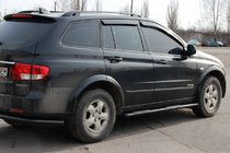 SsangYong Kyron 2005–2014 Sivutangot BB002 Black (2 kpl, ruostumaton teräs) kuva 3