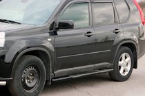 Nissan X-trail T31 2007–2014 Sivupitket BB002 Black (2 kpl, ruostumaton teräs) kuva 4