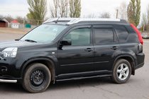 Nissan X-trail T31 2007–2014 Sivupitket BB002 Black (2 kpl, ruostumaton teräs) kuva 3