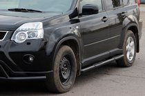 Nissan X-trail T31 2007–2014 Sivupitket BB002 Black (2 kpl, ruostumaton teräs) kuva 2