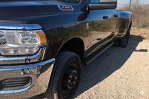 Dodge RAM (DR/DH/D1/DC/DM) 2002–2009 Sivutuet/putket vakiomalli Black (2 kpl, ruostumaton teräs) kuva 3