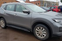 Nissan X-trail T32/Rogue 2014–2021 Sivuputket Black (2 kpl, ruostumaton teräs) kuva 4