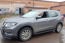 Nissan X-trail T32/Rogue 2014–2021 Sivuputket Black (2 kpl, ruostumaton teräs) kuva 6
