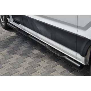 Sivupalkit B2 Black (2 kpl, ruostumaton teräs) kuva 1