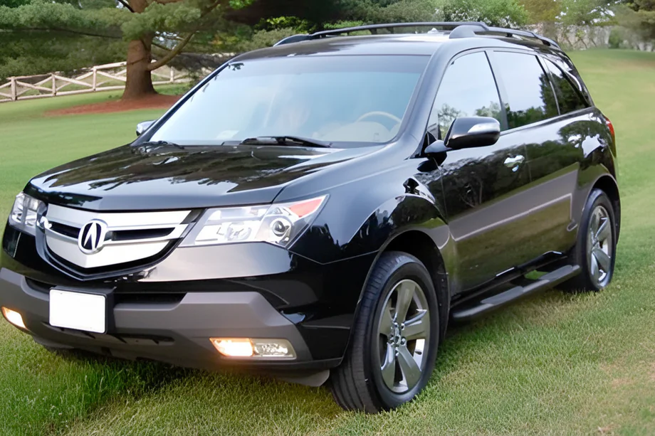 Acura MDX 2007–2013 Sivuputket Black (2 kpl, ruostumaton teräs) Image