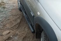Chevrolet Niva 1998–2020 Sivuputket Black (2 kpl, ruostumaton teräs) kuva 4