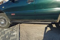 Chevrolet Niva 1998–2020 Sivuputket Black (2 kpl, ruostumaton teräs) kuva 5