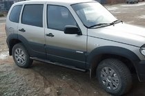 Chevrolet Niva 1998–2020 Sivuputket Black (2 kpl, ruostumaton teräs) kuva 3