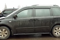 Kia Carnival 2002–2013 Sivuputket Black (2 kpl, ruostumaton teräs) kuva 1