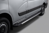 Renault Master 2011–2023 Sivukynnykset RedLine V1 (2 kpl, alumiini) kuva 1