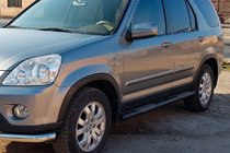 Honda CRV 2001–2006 Sivuputket Black (2 kpl, ruostumaton teräs) kuva 2
