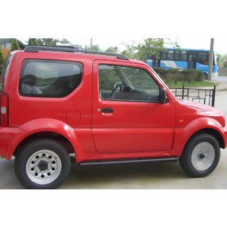 Sivuputket Black (2 kpl, ruostumaton teräs) Suzuki Jimny 1998–2018 kuva 1