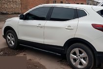 Nissan Qashqai 2014–2021 Sivutuet Black (2017-2021, 2 kpl, ruostumaton teräs) kuva 4