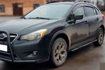 Subaru XV 2011–2017 Sivutangot BB002 Black (2 kpl, ruostumaton teräs) kuva 1
