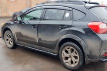 Subaru XV 2011–2017 Sivutangot BB002 Black (2 kpl, ruostumaton teräs) kuva 3