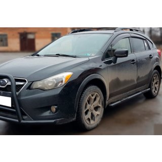 Sivutangot BB002 Black (2 kpl, ruostumaton teräs) Subaru XV 2011–2017 kuva 1