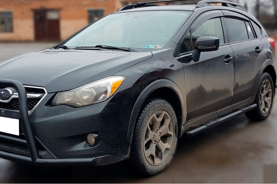Subaru XV 2011–2017 Sivutangot BB002 Black (2 kpl, ruostumaton teräs) Image