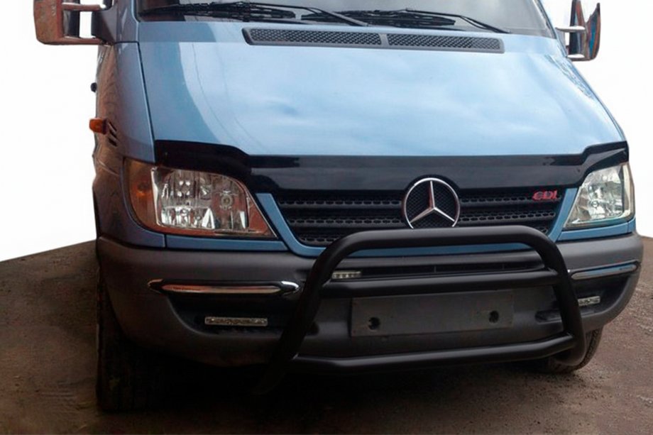 Mercedes Sprinter W901/902/903/904/905 1995–2006 Puskurirauta WT022 Black (ruostumaton teräs) Image