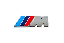 BMW M-merkki 85 x 30 mm (ruostumaton teräs) kuva 1