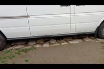 Mercedes Sprinter W901/902/903/904/905 1995–2006 Sivupalkit Black (2 kpl, ruostumaton teräs) kuva 4