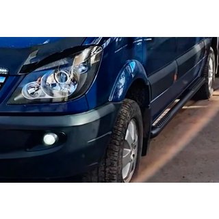 Sivupalkit Black (2 kpl, ruostumaton teräs) Mercedes Sprinter W906 2006–2018 kuva 2