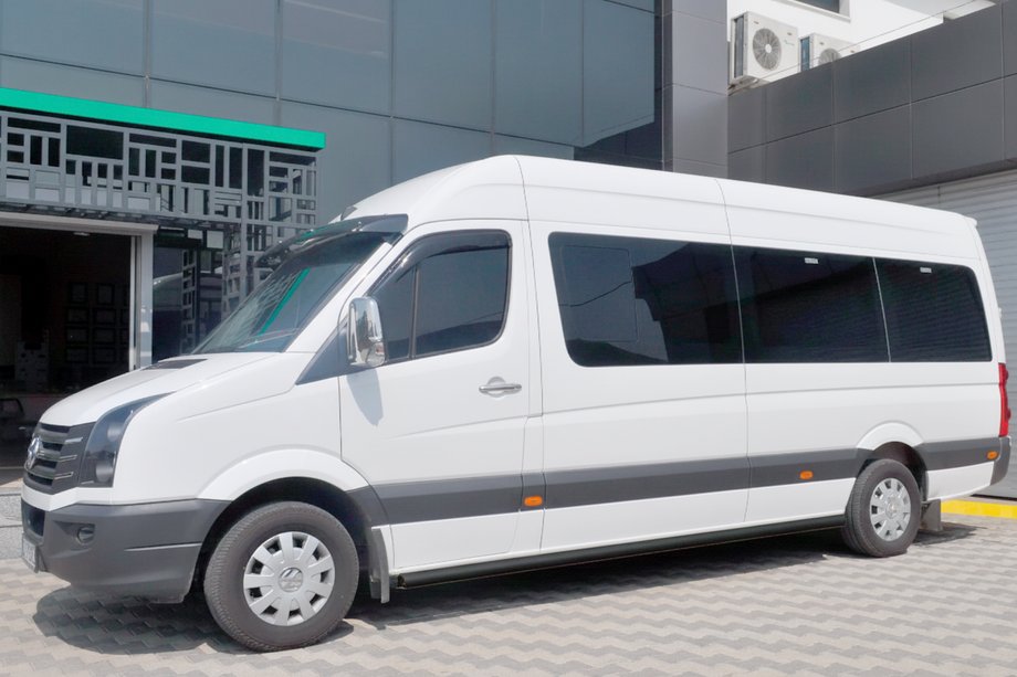 Volkswagen Crafter 2006–2016 Sivupalkit Black (2 kpl, ruostumaton teräs) Ø60, keskipitkä akseliväli Kuva 2
