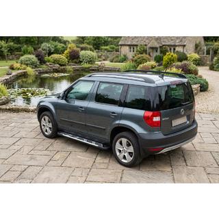 Sunrise sivuportaat (2 kpl, alumiini) Skoda Yeti 2009–2017 kuva 1