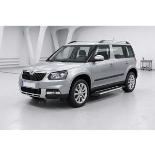 RedLine V1 sivuportaat (2 kpl, alumiini) Skoda Yeti 2009–2017 kuva 1